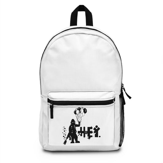 Hey. Brand Balloon Logo Backpack