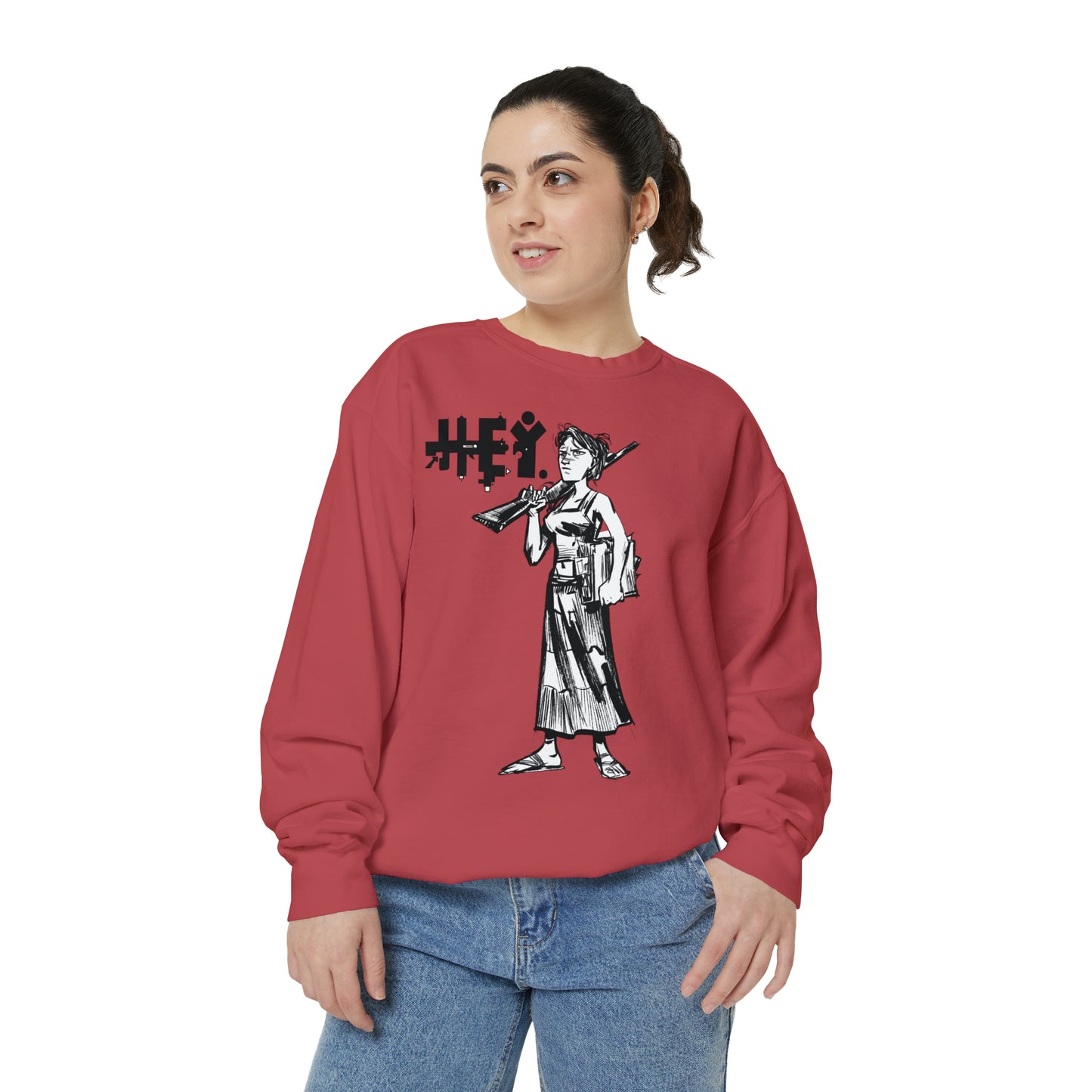 "Molly U-Hauly" Unisex Garment-Dyed Sweatshirt