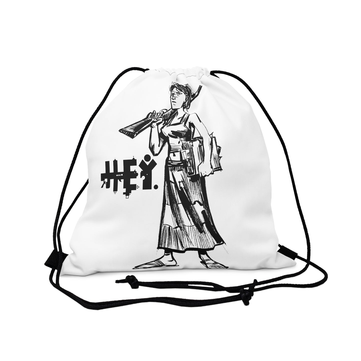 "Molly U-Hauly" Outdoor Drawstring Bag