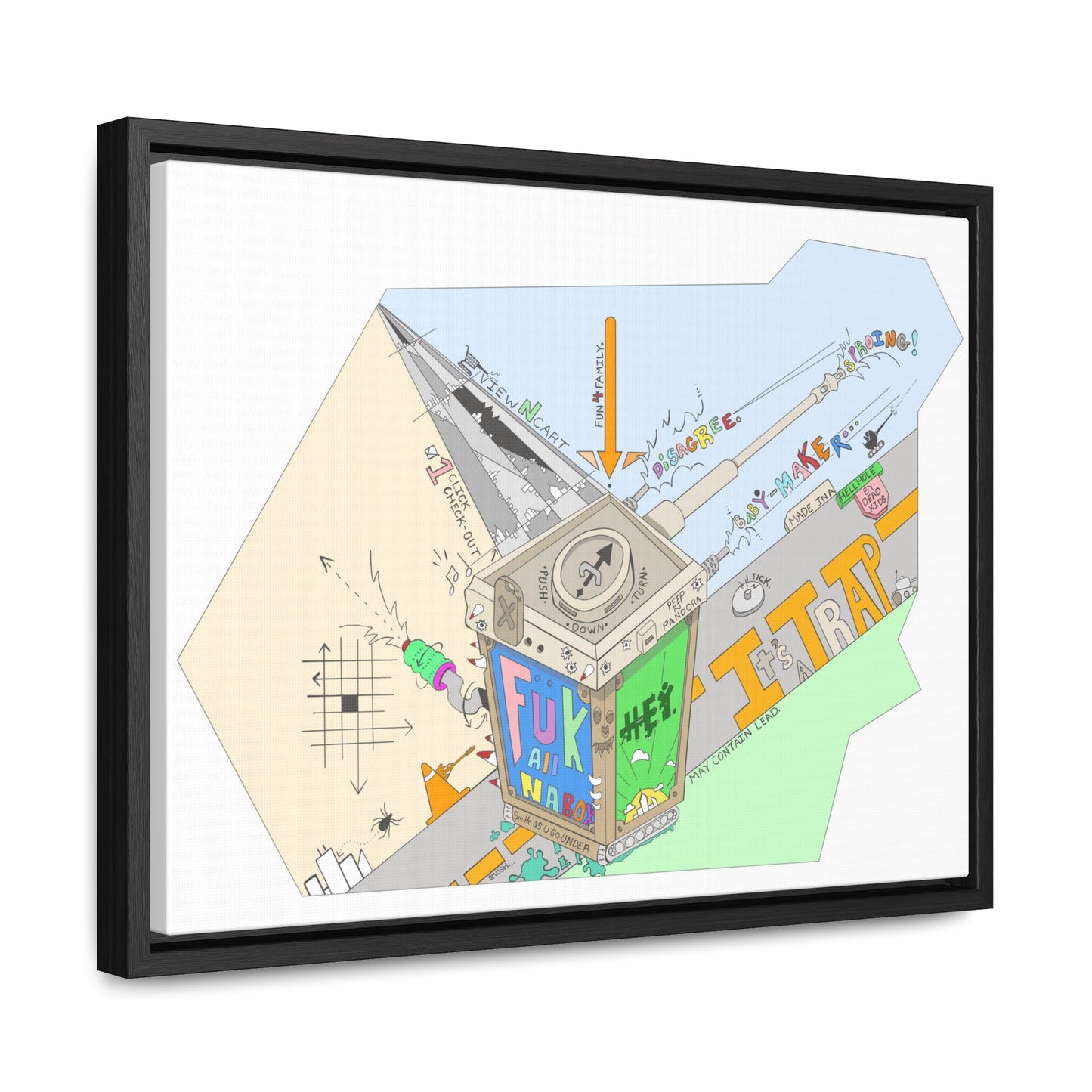 "Baby-Maker" by Sietch Ramshackle Gallery Canvas Wraps, Horizontal Frame