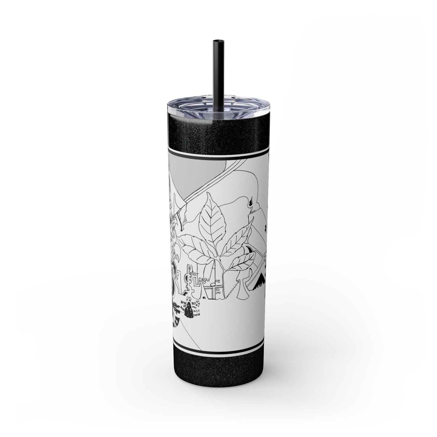 Skinny Tumbler with Straw, 20oz