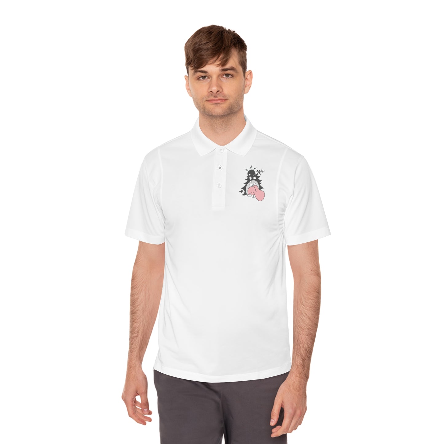 "Scrietch" Men's Sport Polo Shirt