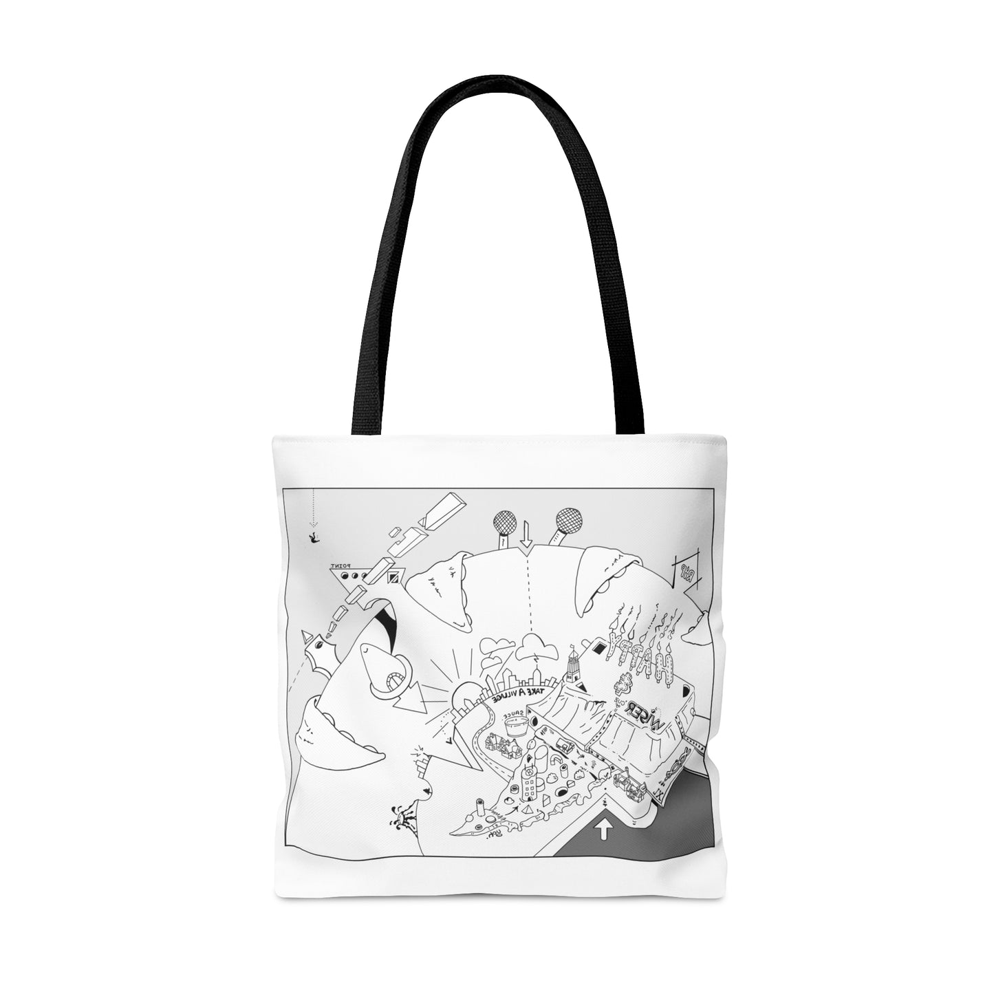 "Abraculture" by Jon Donovan Tote Bag (AOP)