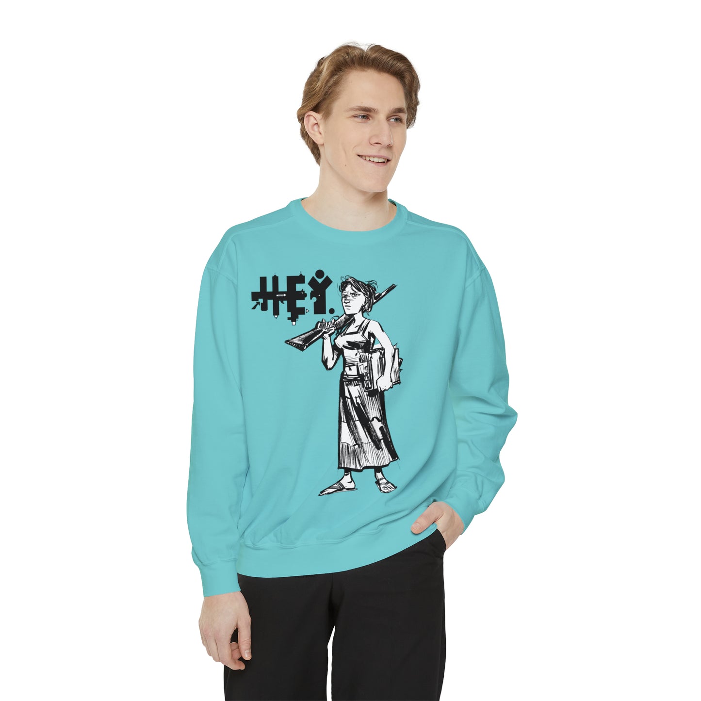 "Molly U-Hauly" Unisex Garment-Dyed Sweatshirt