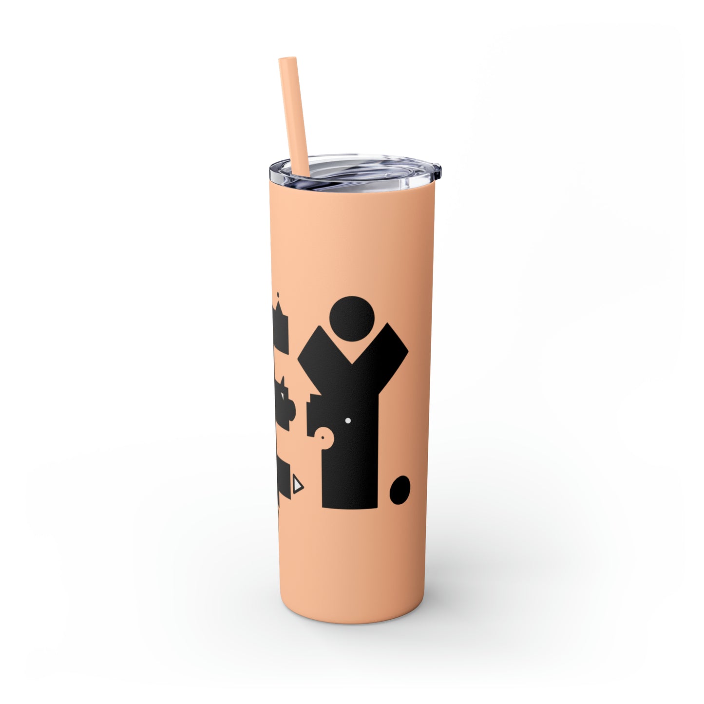 Skinny Tumbler with Straw, 20oz
