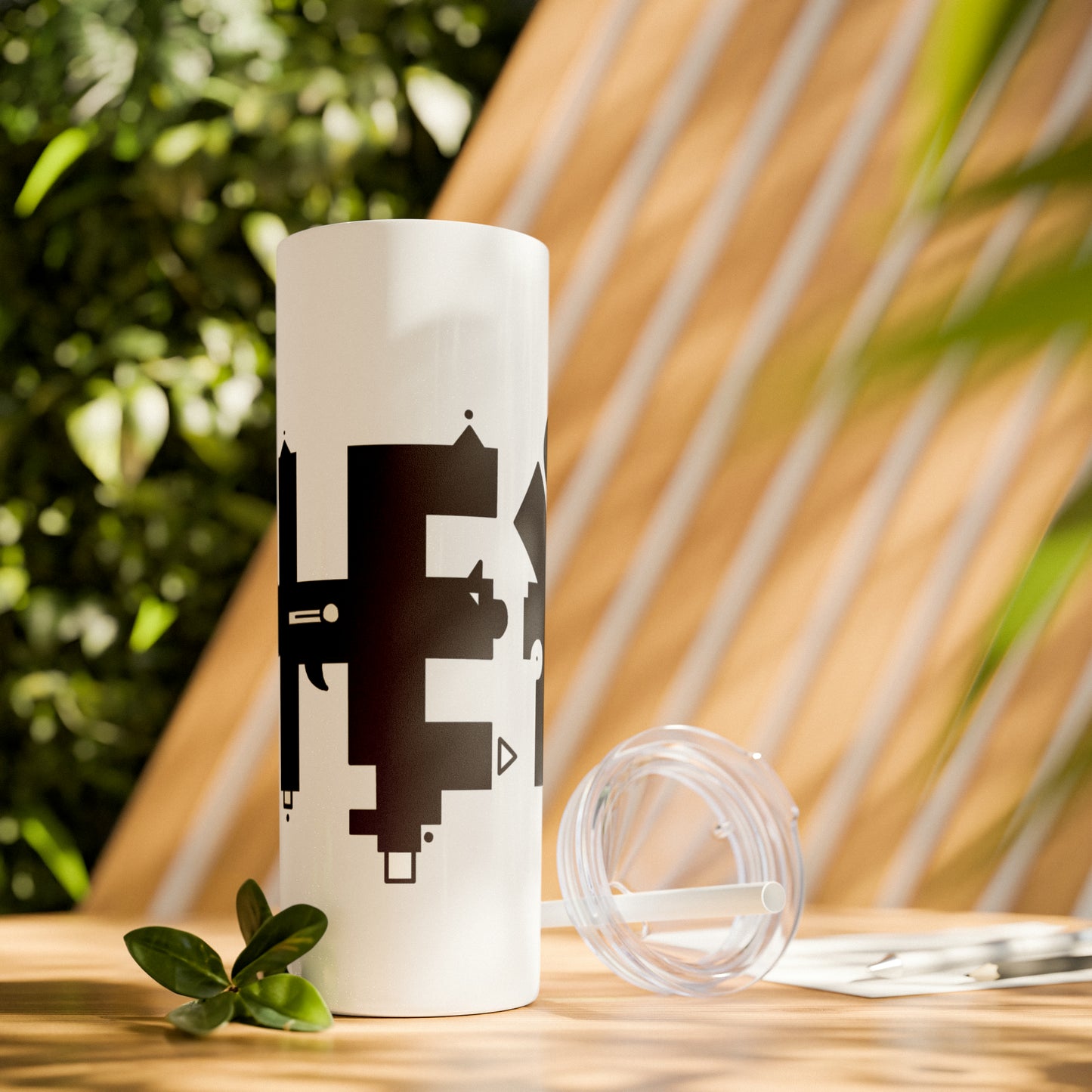Skinny Tumbler with Straw, 20oz