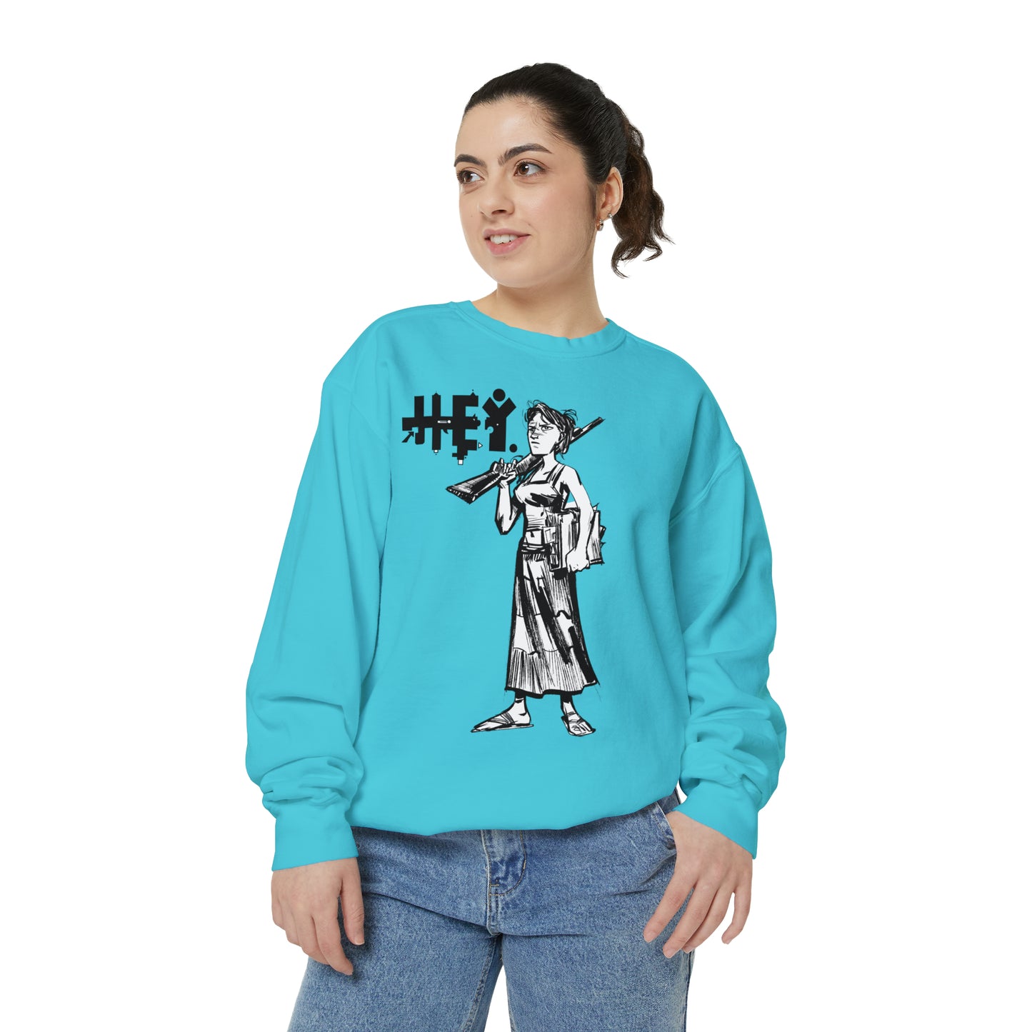 "Molly U-Hauly" Unisex Garment-Dyed Sweatshirt