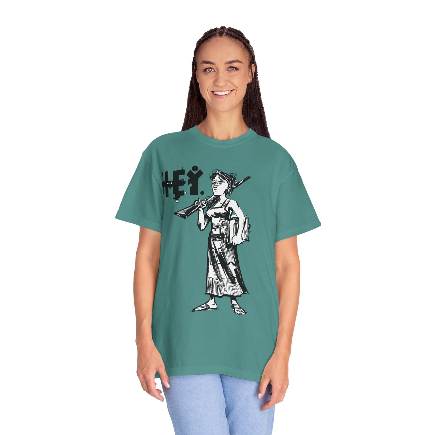 "Molly U-Hauly" Unisex Garment-Dyed T-shirt