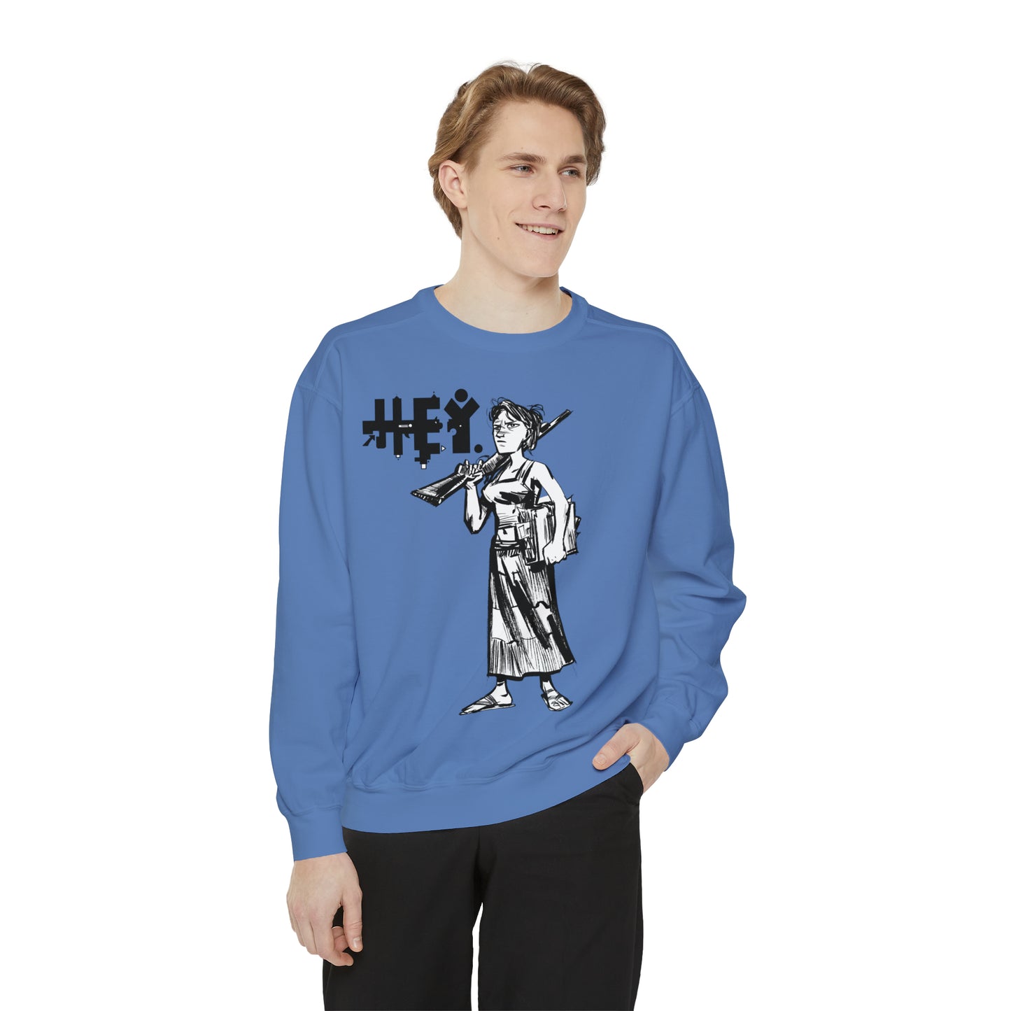 "Molly U-Hauly" Unisex Garment-Dyed Sweatshirt