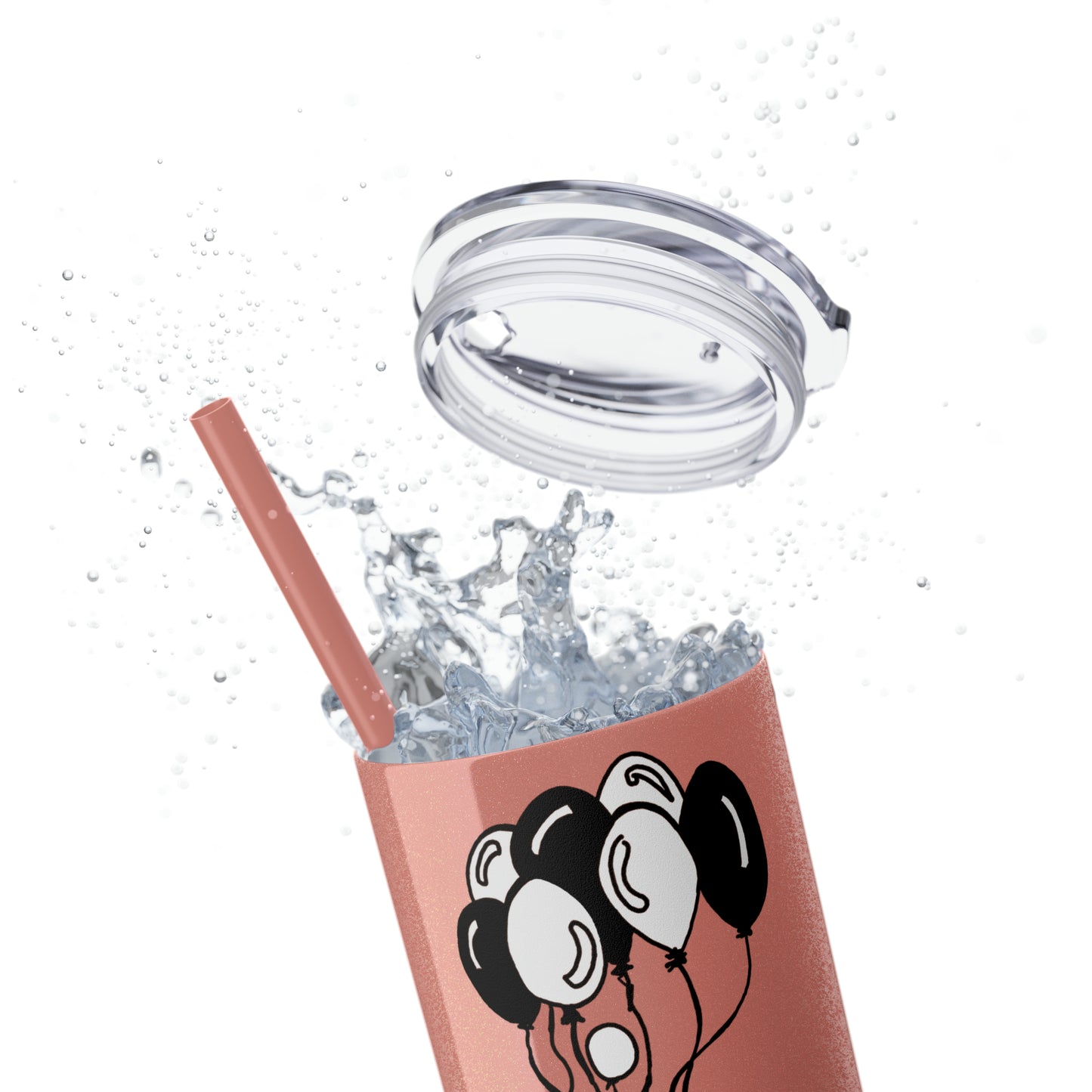 Skinny Tumbler with Straw, 20oz