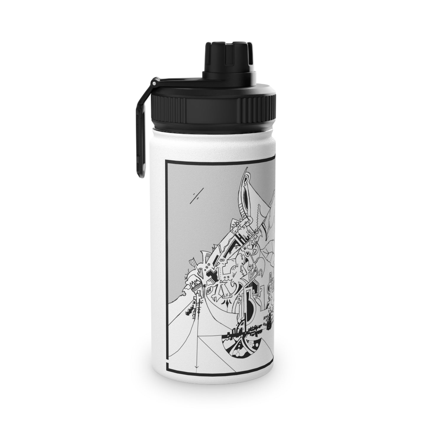 Stainless Steel Water Bottle, Sports Lid