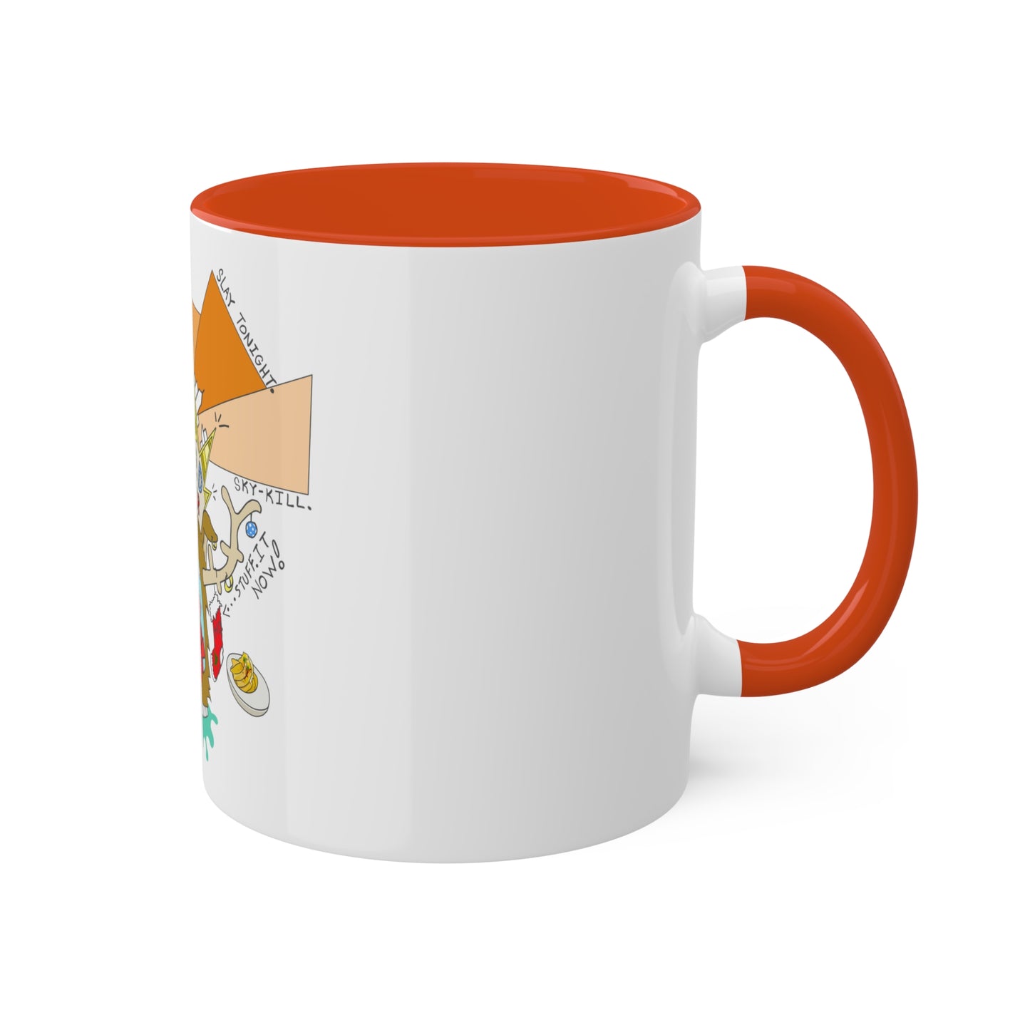 "All I Want For Christmas Is An Anti-Drone Defense System" Colorful Mugs, 11oz