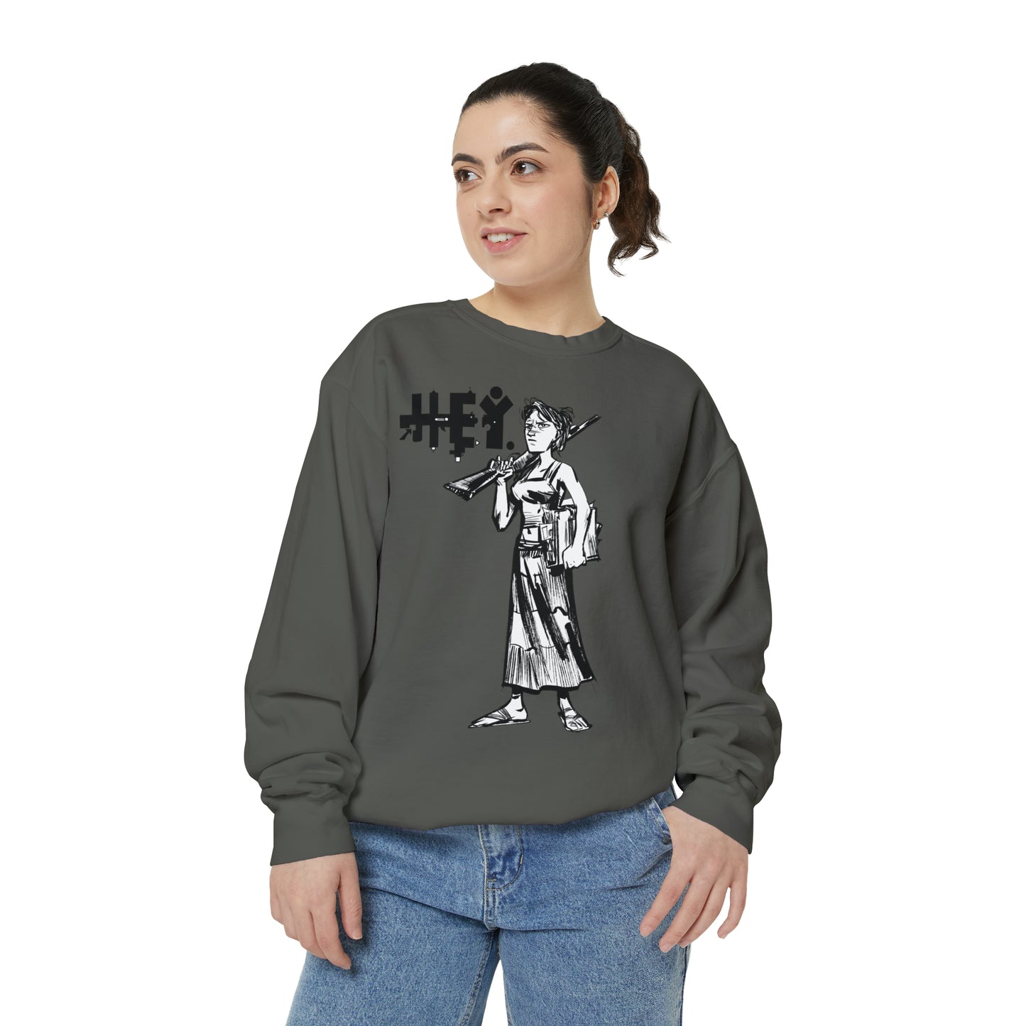 "Molly U-Hauly" Unisex Garment-Dyed Sweatshirt