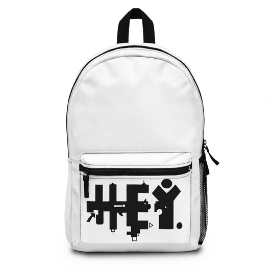 Hey. Brand Logo Backpack
