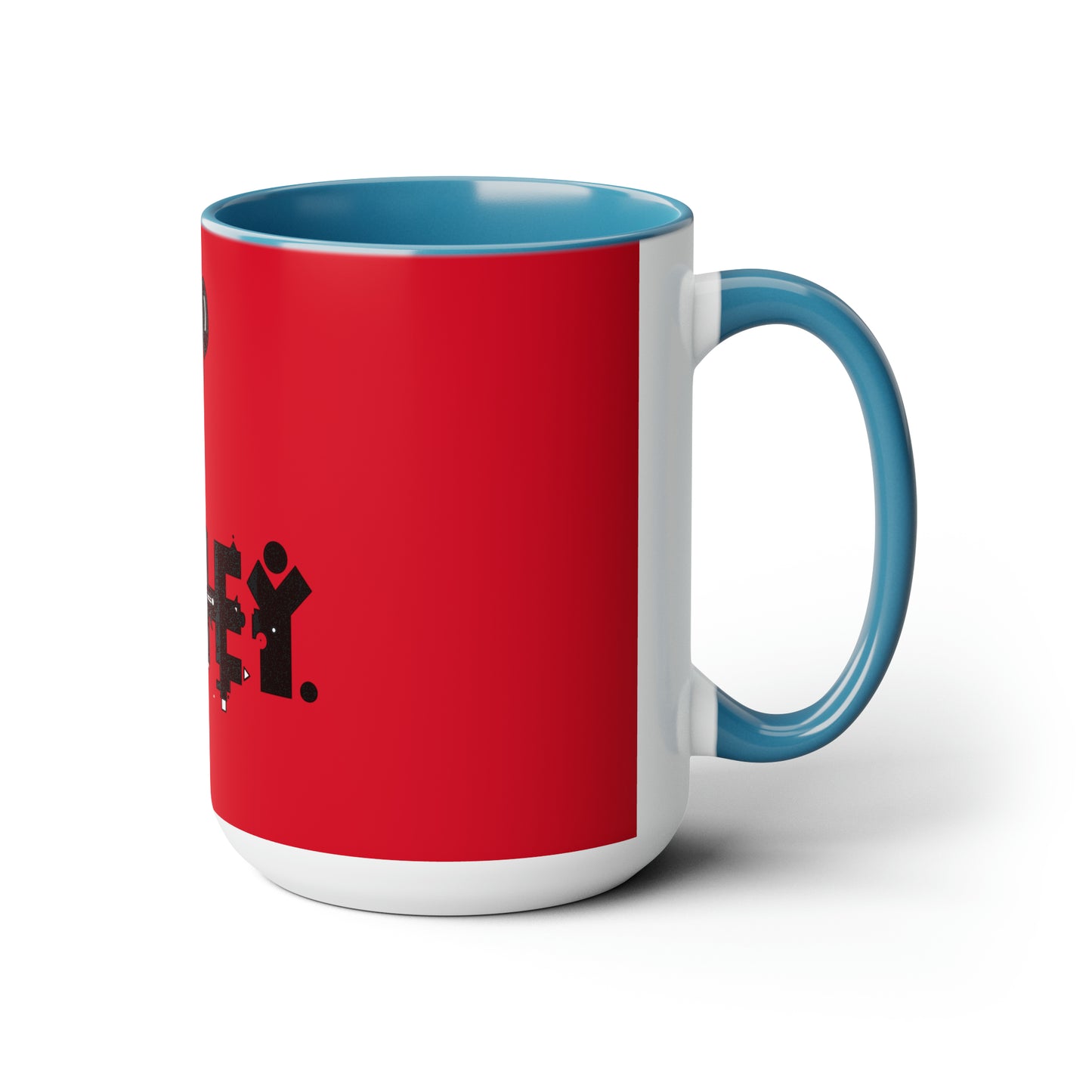 Two-Tone Coffee Mugs, 15oz