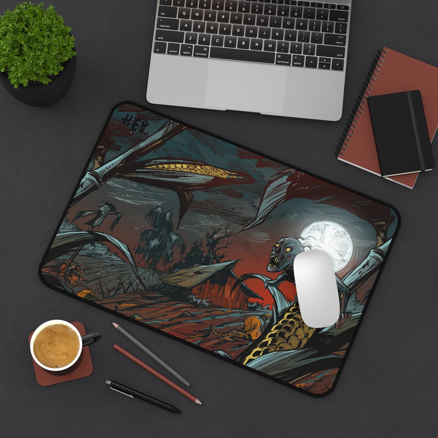 "Hey-Husk" Desk Mat