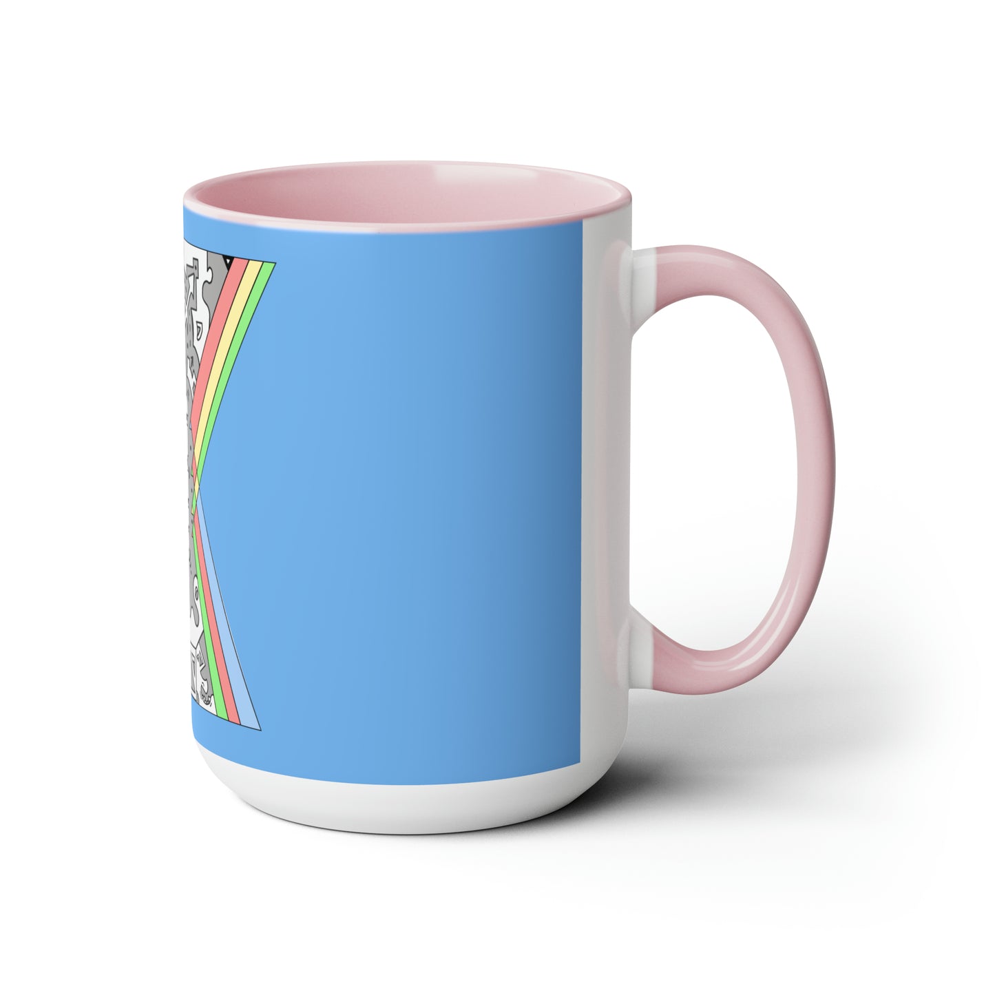 Two-Tone Coffee Mugs, 15oz