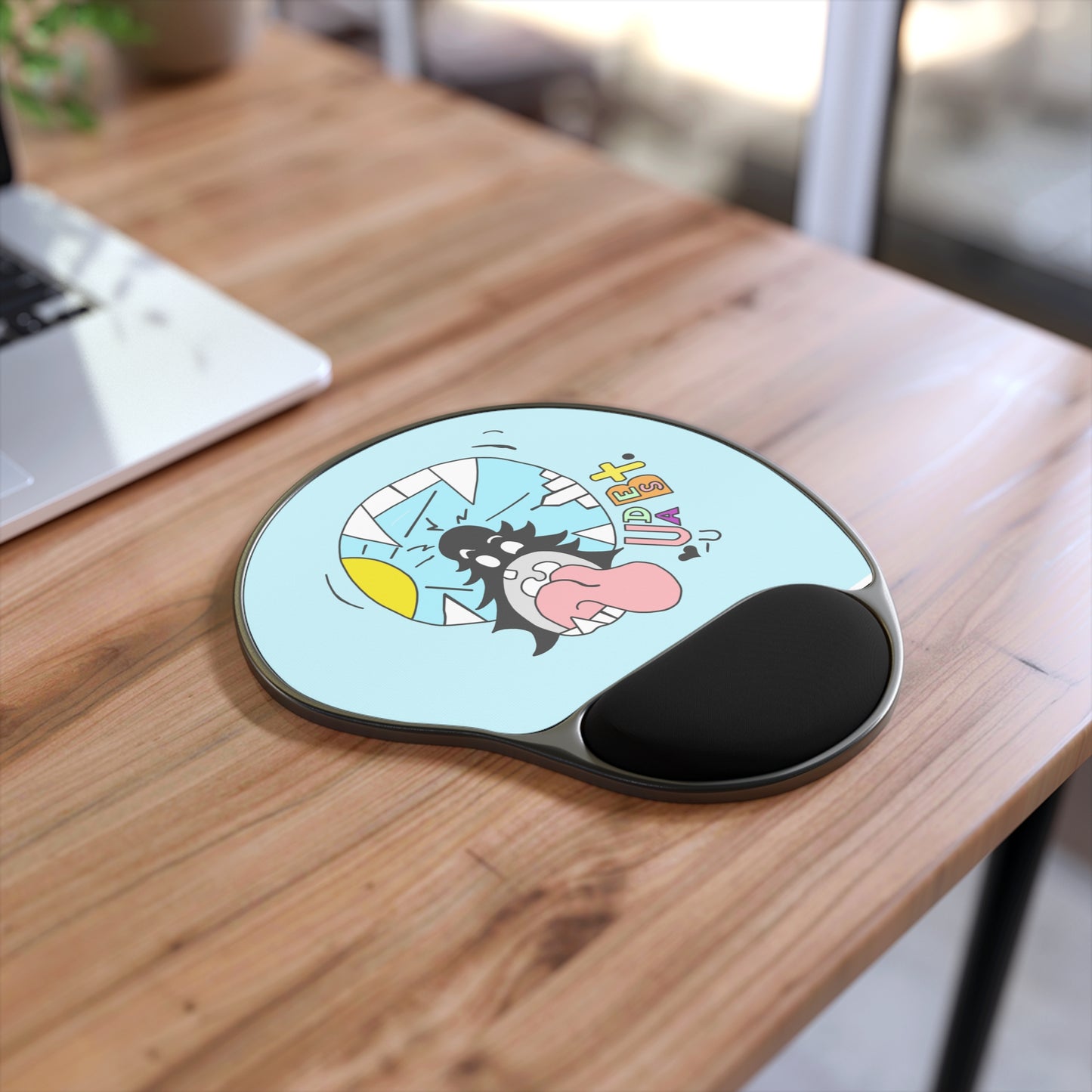 "- U" Mouse Pad With Wrist Rest