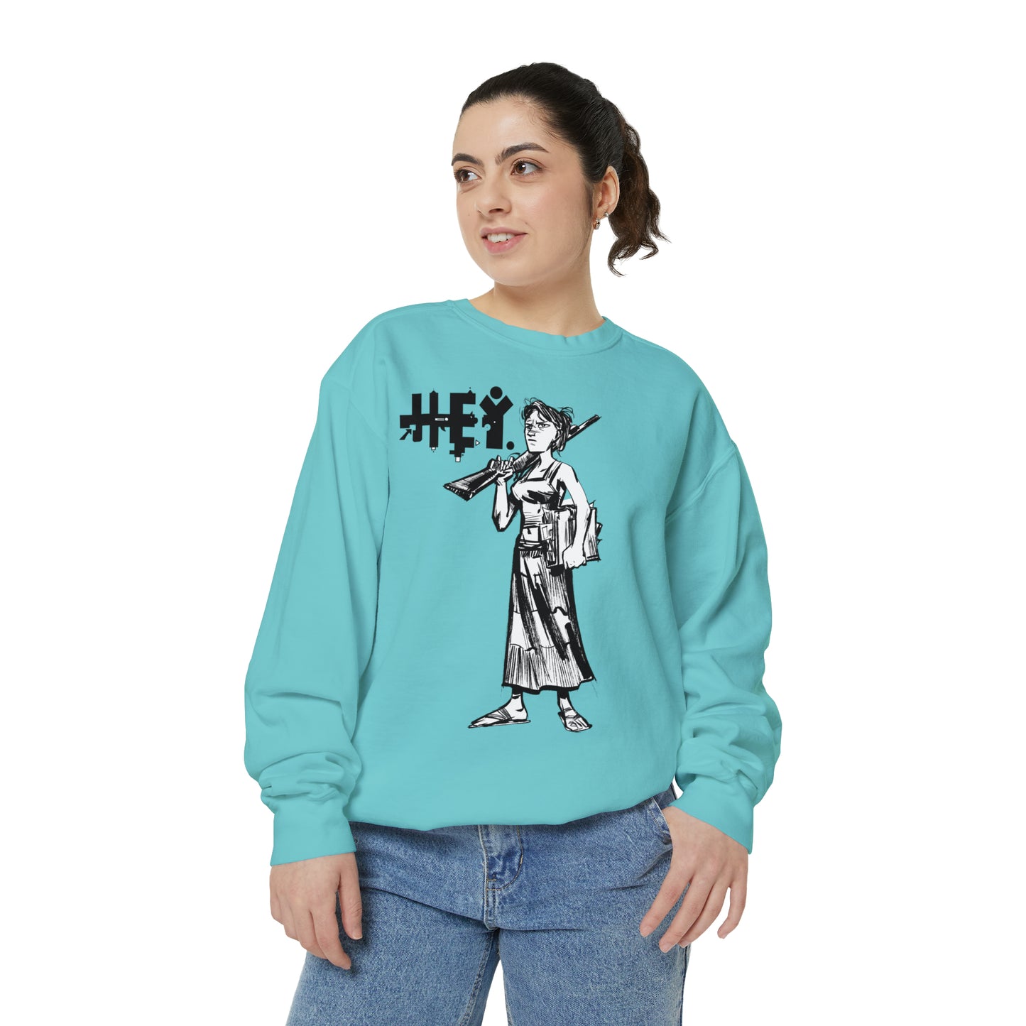 "Molly U-Hauly" Unisex Garment-Dyed Sweatshirt