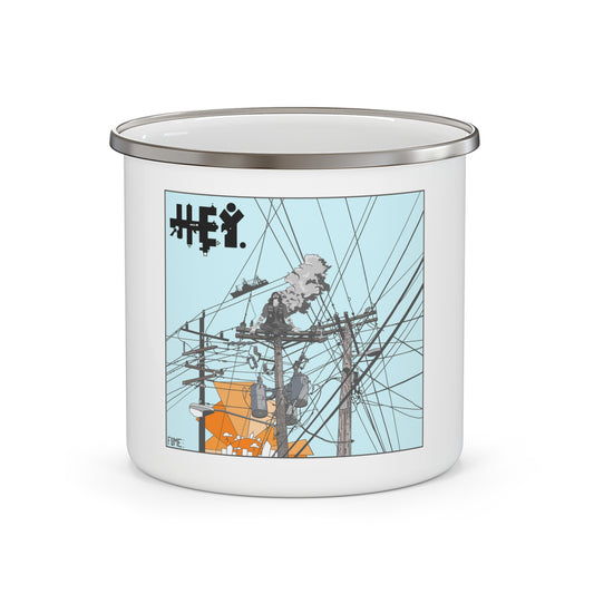 "Self-Immo" by Sietch Ramshackle Enamel Camping Mug