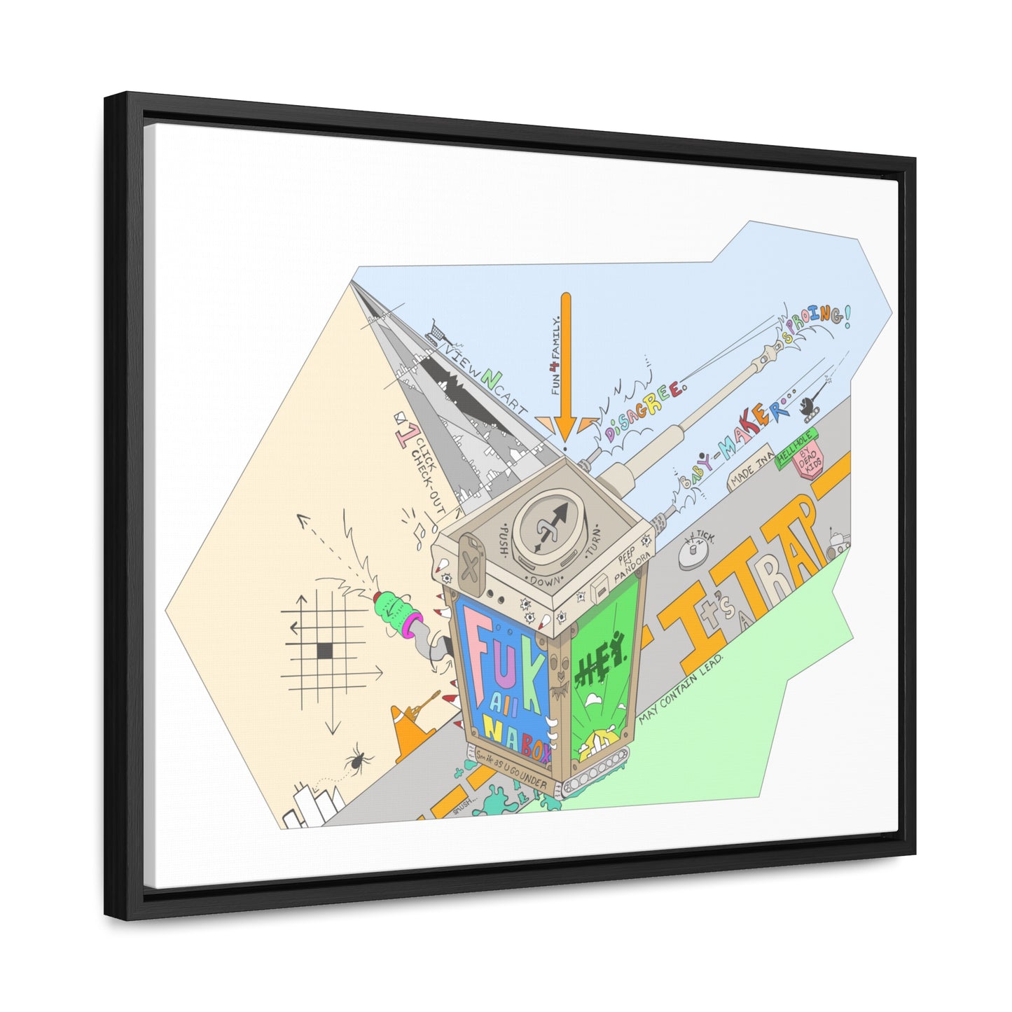 "Baby-Maker" by Sietch Ramshackle Gallery Canvas Wraps, Horizontal Frame