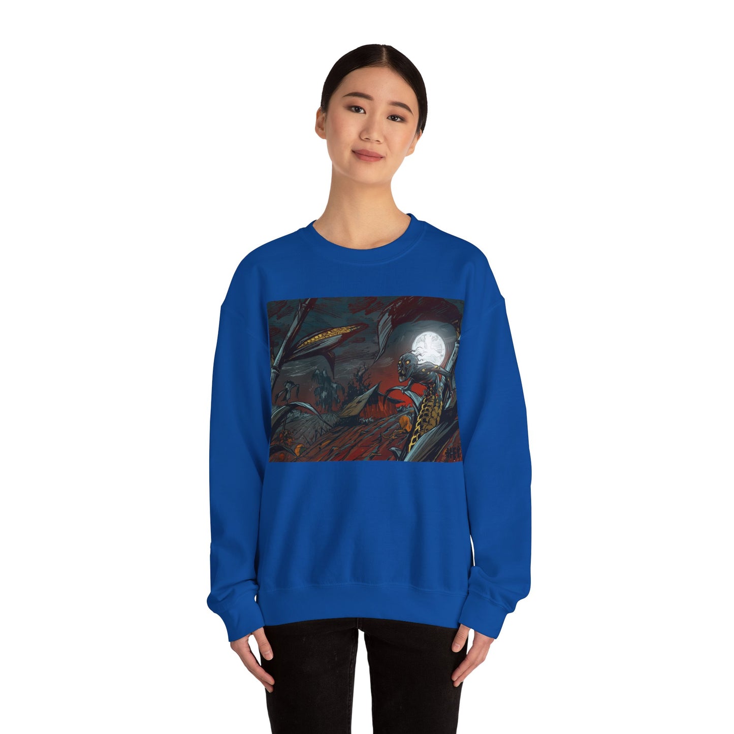 "Hey-Husk" Unisex Heavy Blend™ Crewneck Sweatshirt