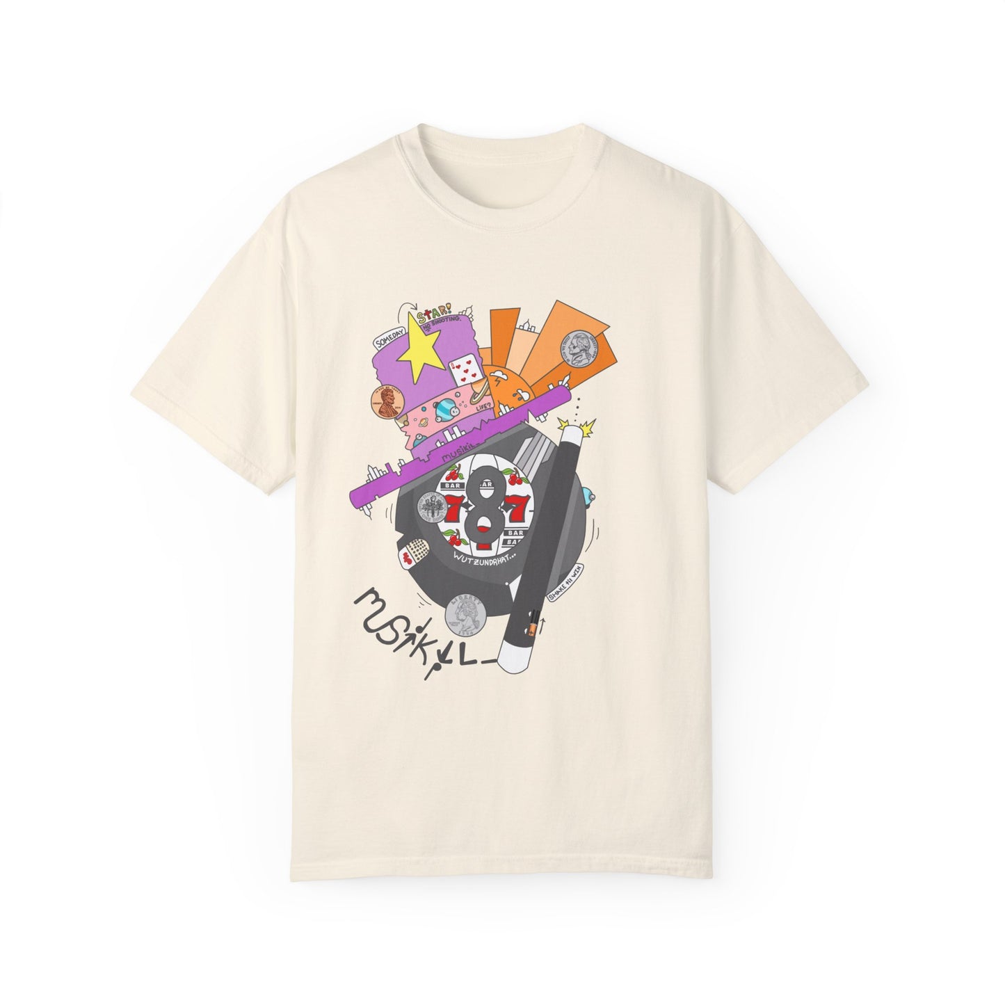 "MAGIC 8-BALL" Unisex Garment-Dyed T-shirt