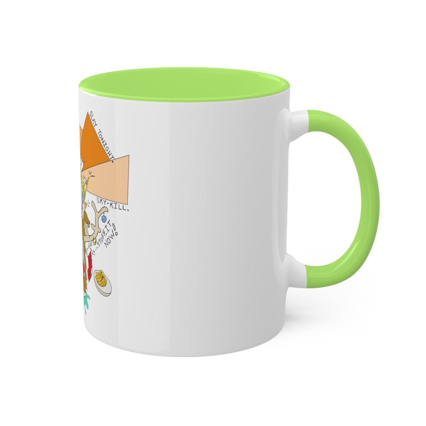 "All I Want For Christmas Is An Anti-Drone Defense System" Colorful Mugs, 11oz