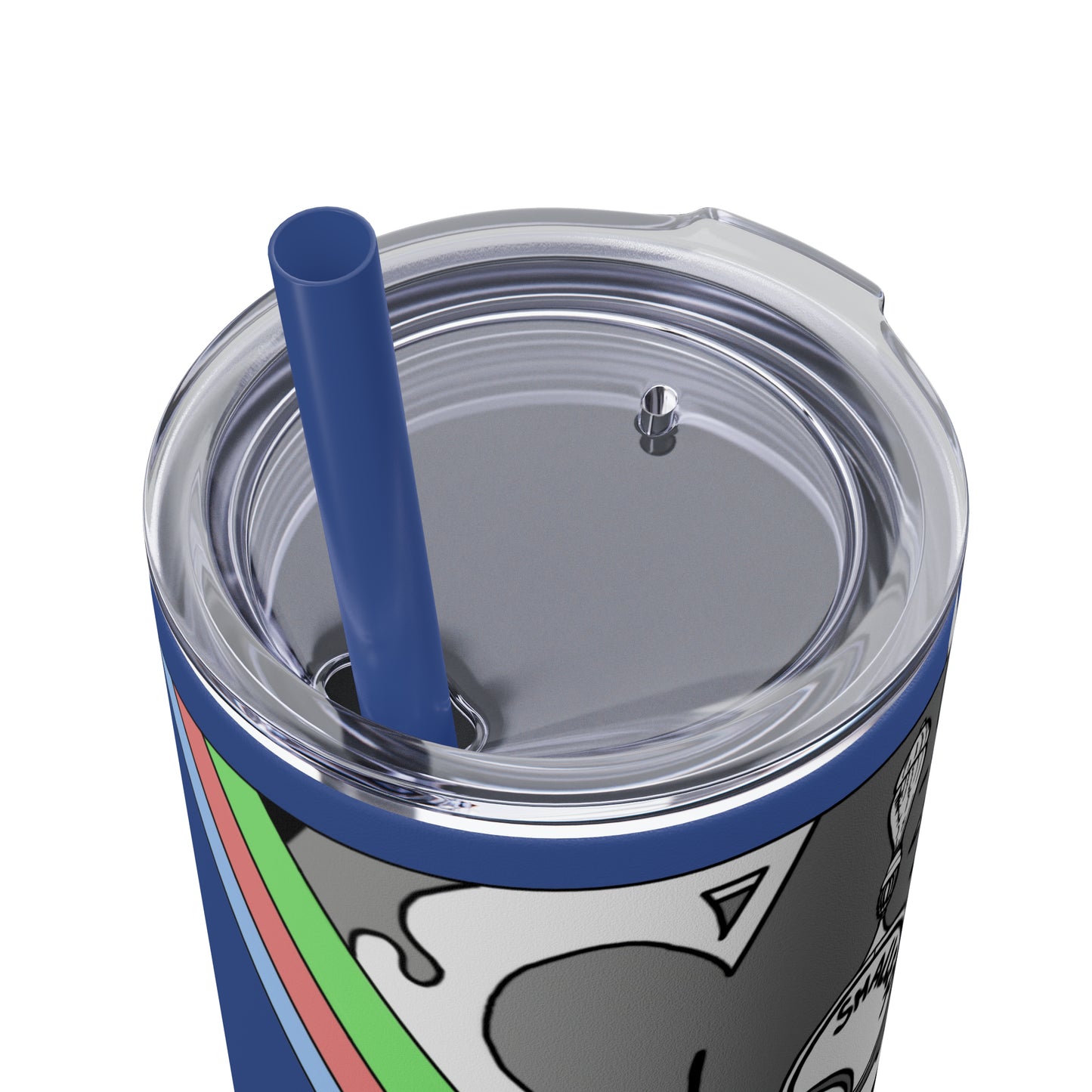 Skinny Tumbler with Straw, 20oz