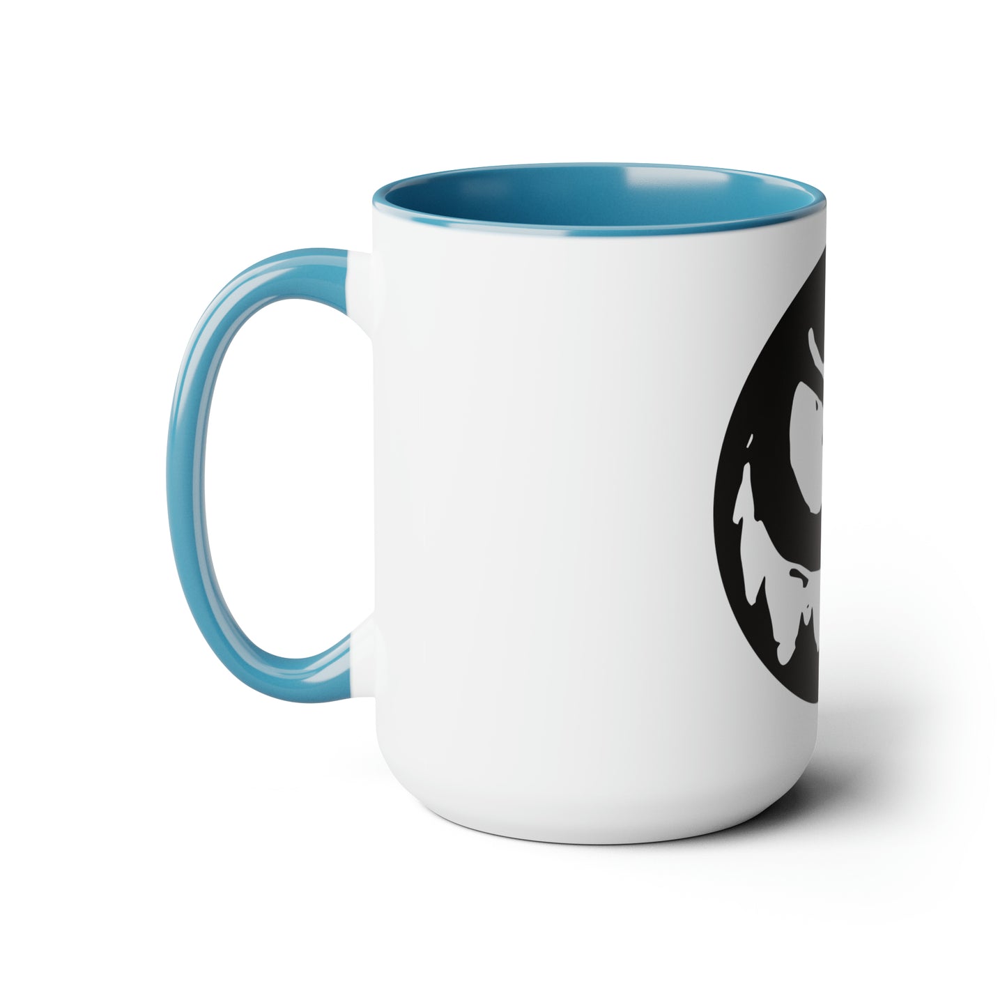 Two-Tone Coffee Mugs, 15oz