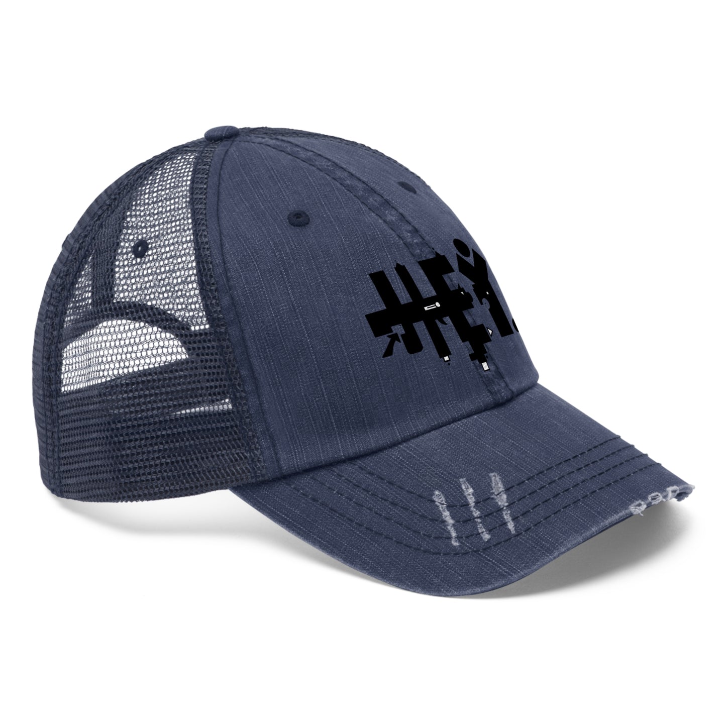 Hey. Brand Logo Unisex Trucker Hat