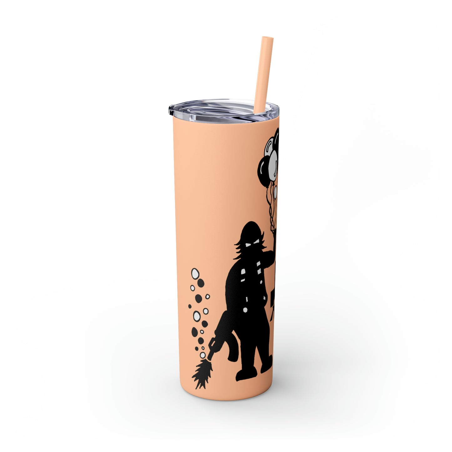 Skinny Tumbler with Straw, 20oz