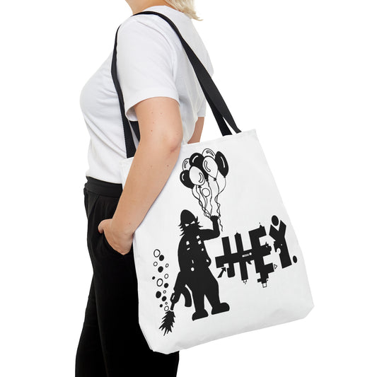 Hey. Brand Logo Tote Bag (AOP)