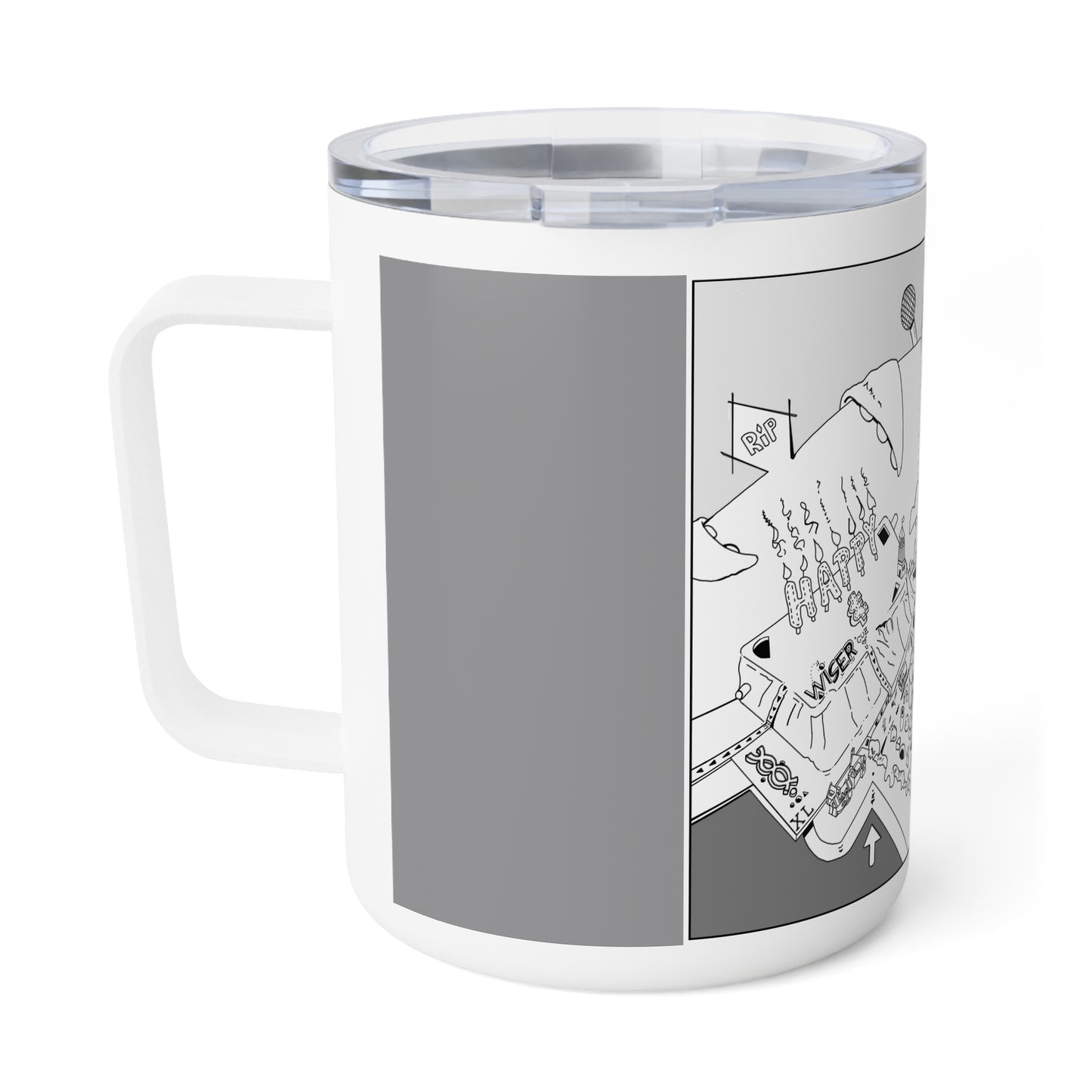 Insulated Coffee Mug, 10oz