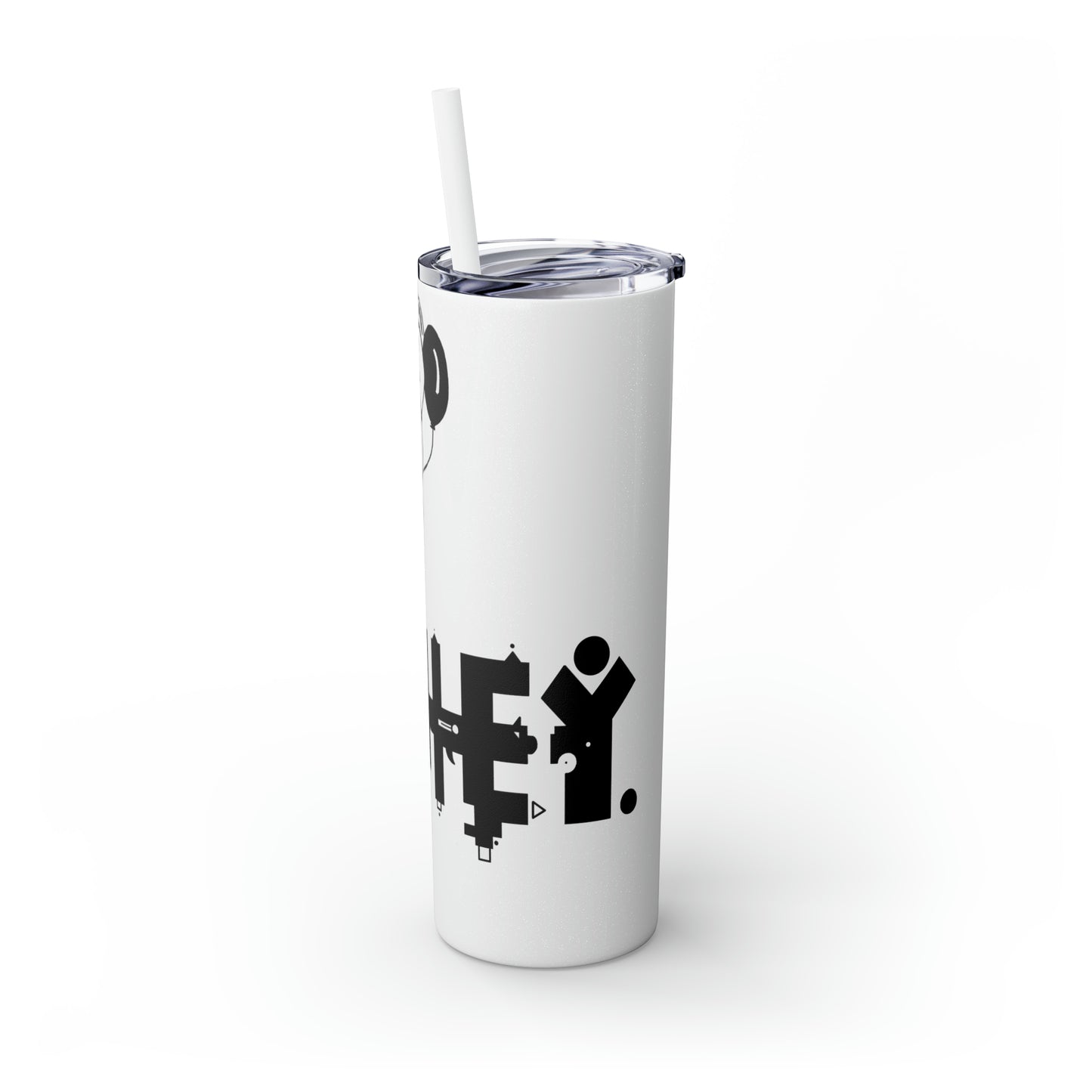 Skinny Tumbler with Straw, 20oz