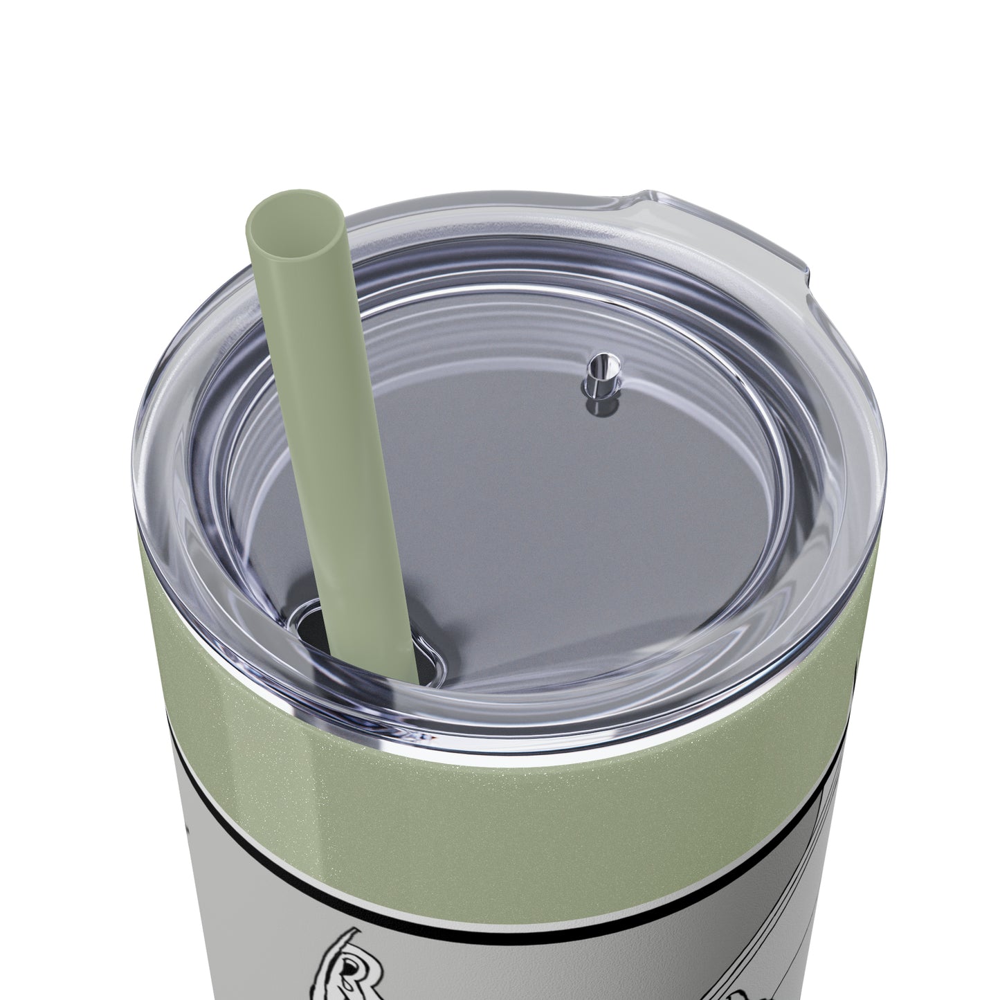 Skinny Tumbler with Straw, 20oz