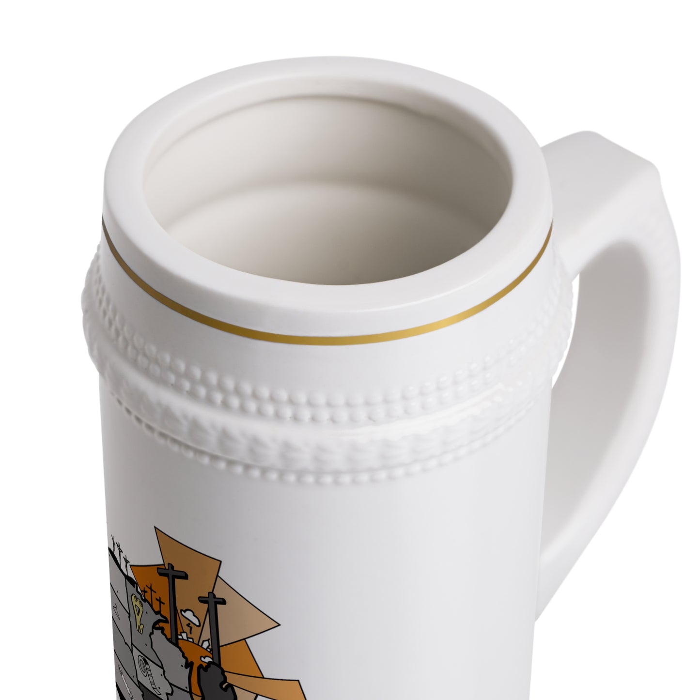 "Midwest Martyr" Beer Stein Mug