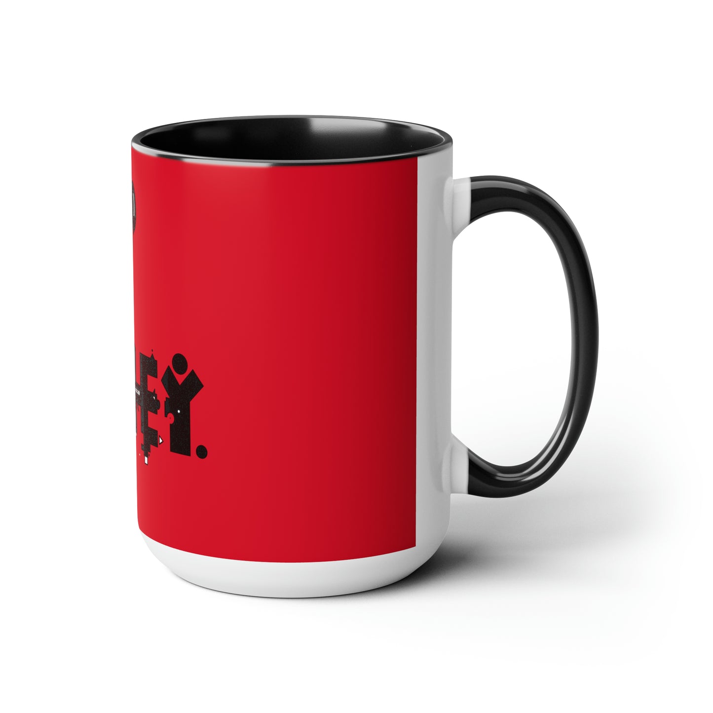 Two-Tone Coffee Mugs, 15oz