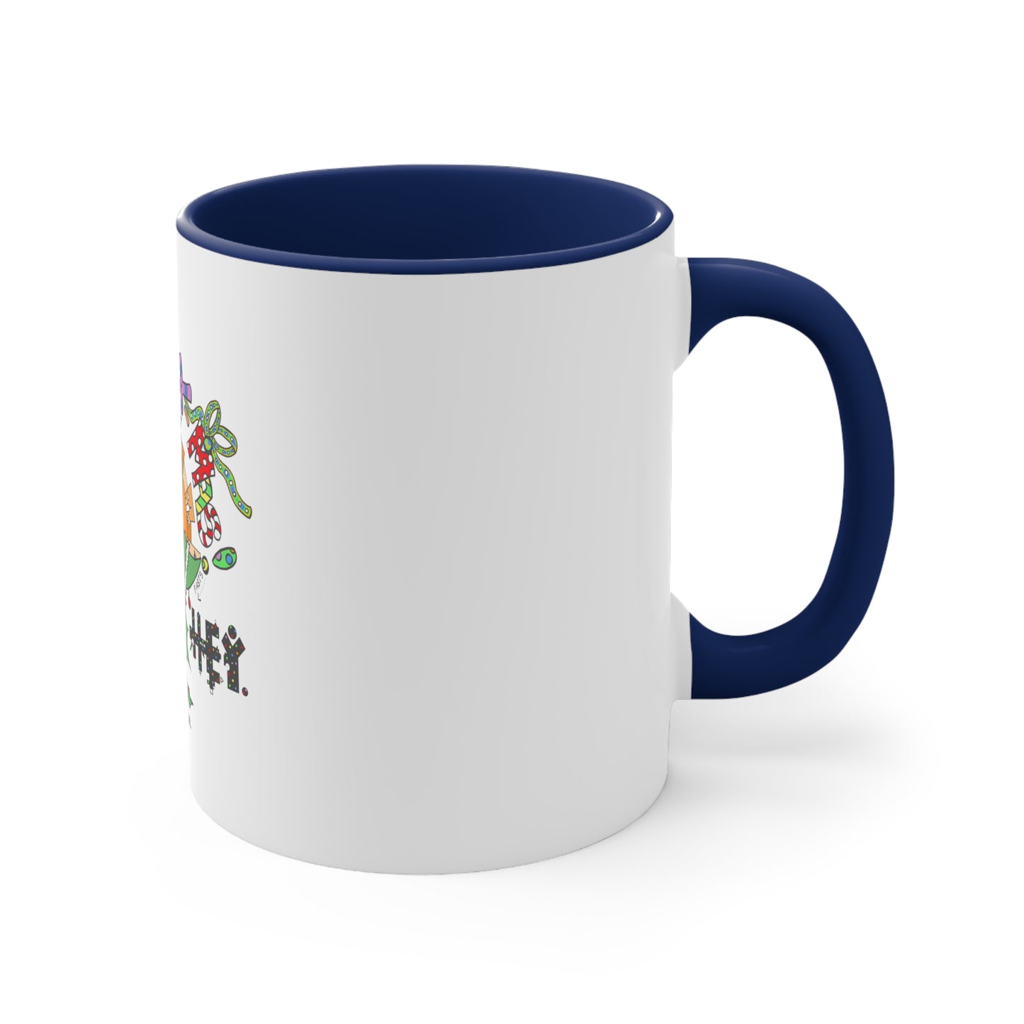 "Hey-Mas Tree" Accent Coffee Mug, 11oz