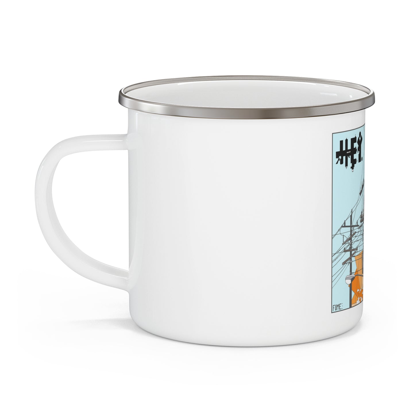 "Self-Immo" by Sietch Ramshackle Enamel Camping Mug