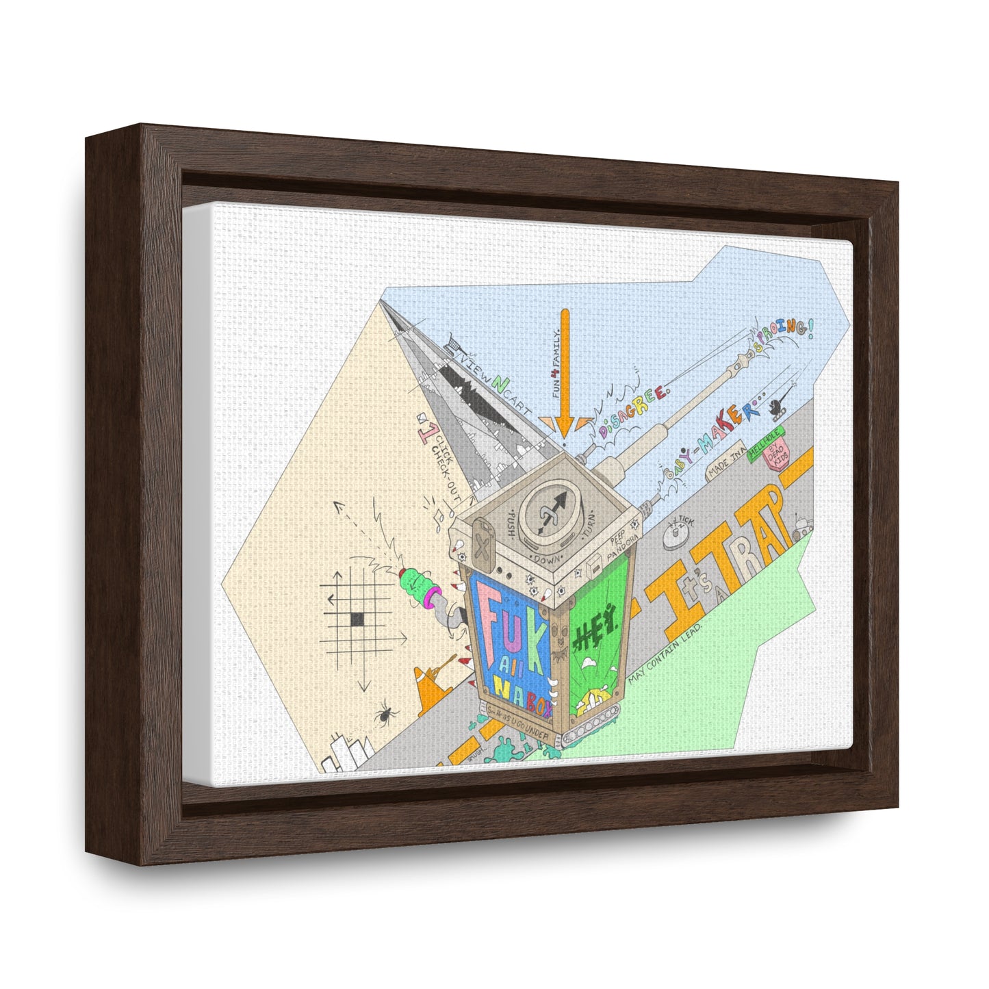 "Baby-Maker" by Sietch Ramshackle Gallery Canvas Wraps, Horizontal Frame