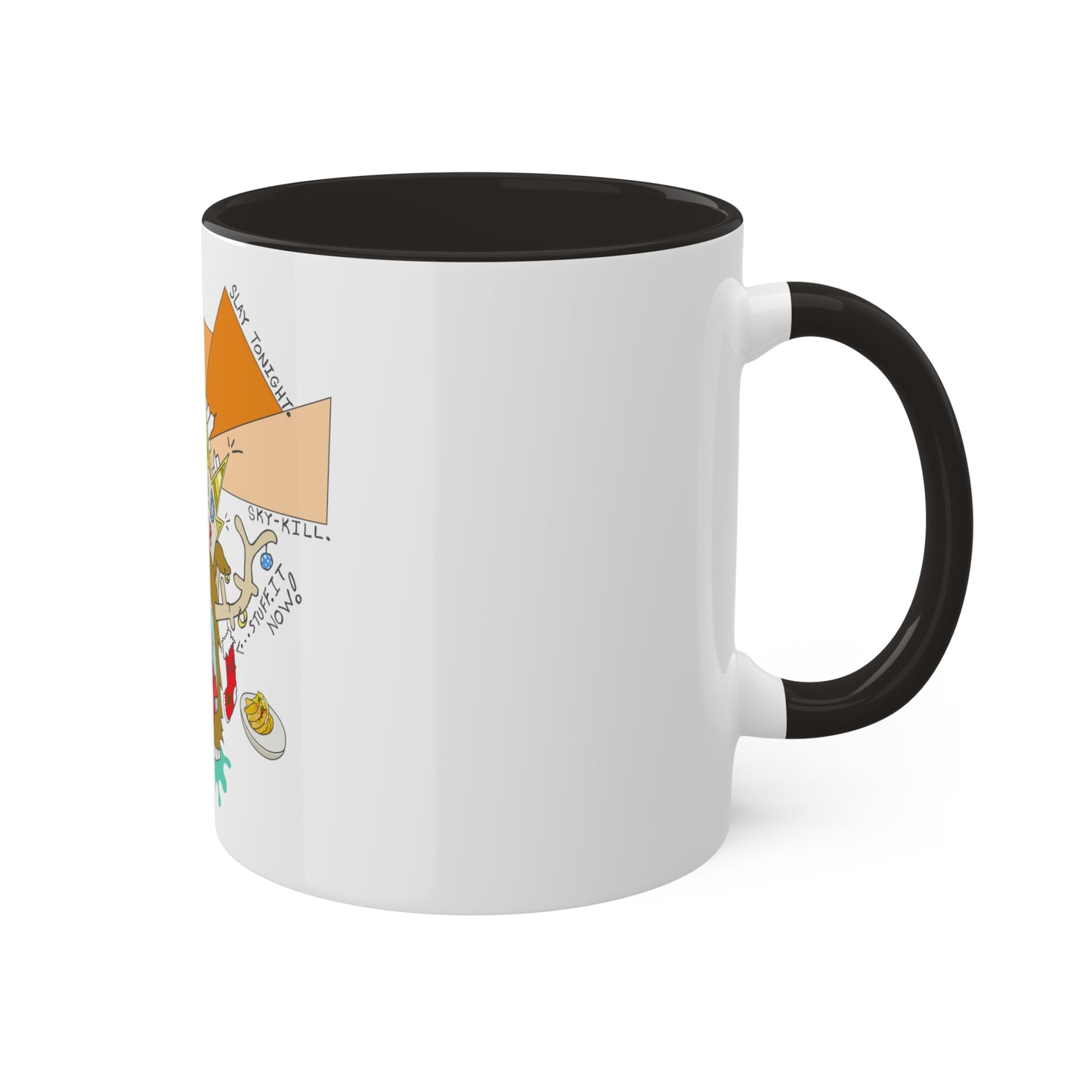 "All I Want For Christmas Is An Anti-Drone Defense System" Colorful Mugs, 11oz