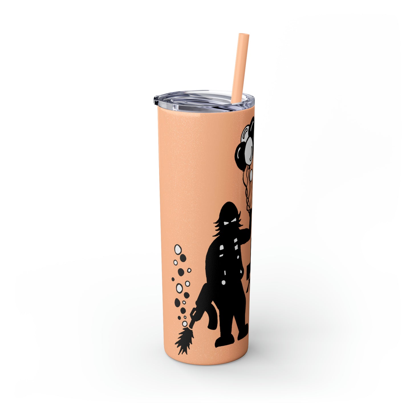 Skinny Tumbler with Straw, 20oz