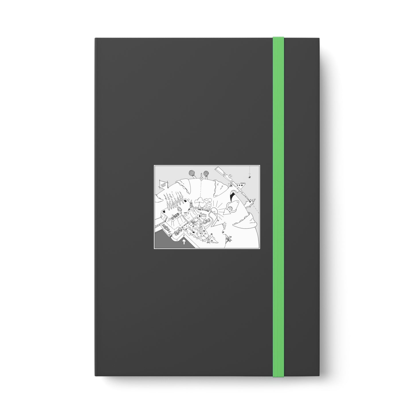 Color Contrast Notebook - Ruled