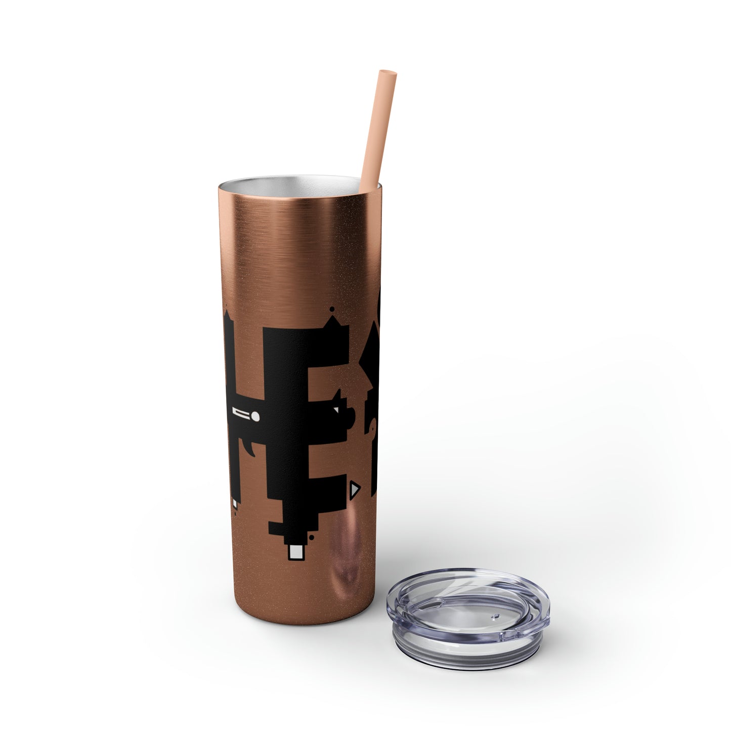 Skinny Tumbler with Straw, 20oz