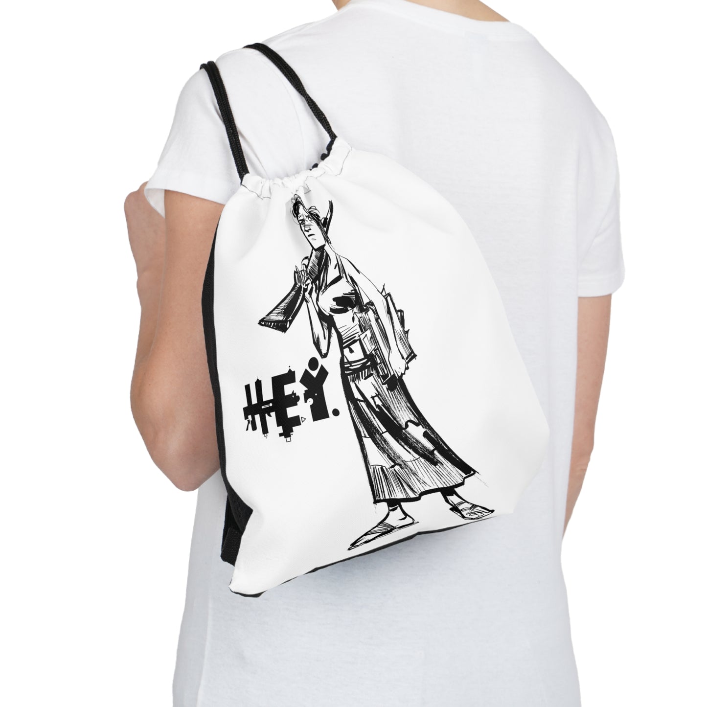 "Molly U-Hauly" Outdoor Drawstring Bag