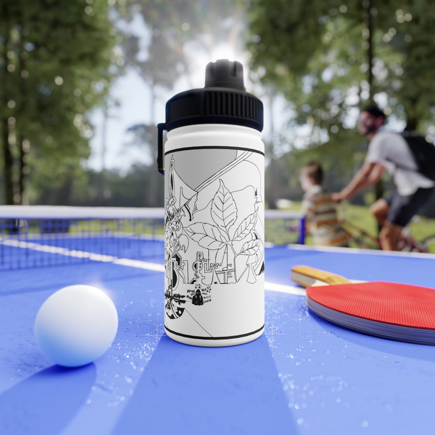 Stainless Steel Water Bottle, Sports Lid