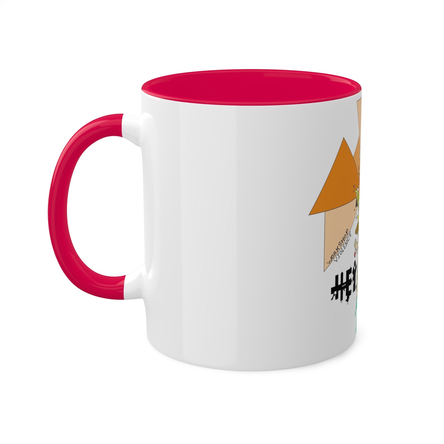 "All I Want For Christmas Is An Anti-Drone Defense System" Colorful Mugs, 11oz