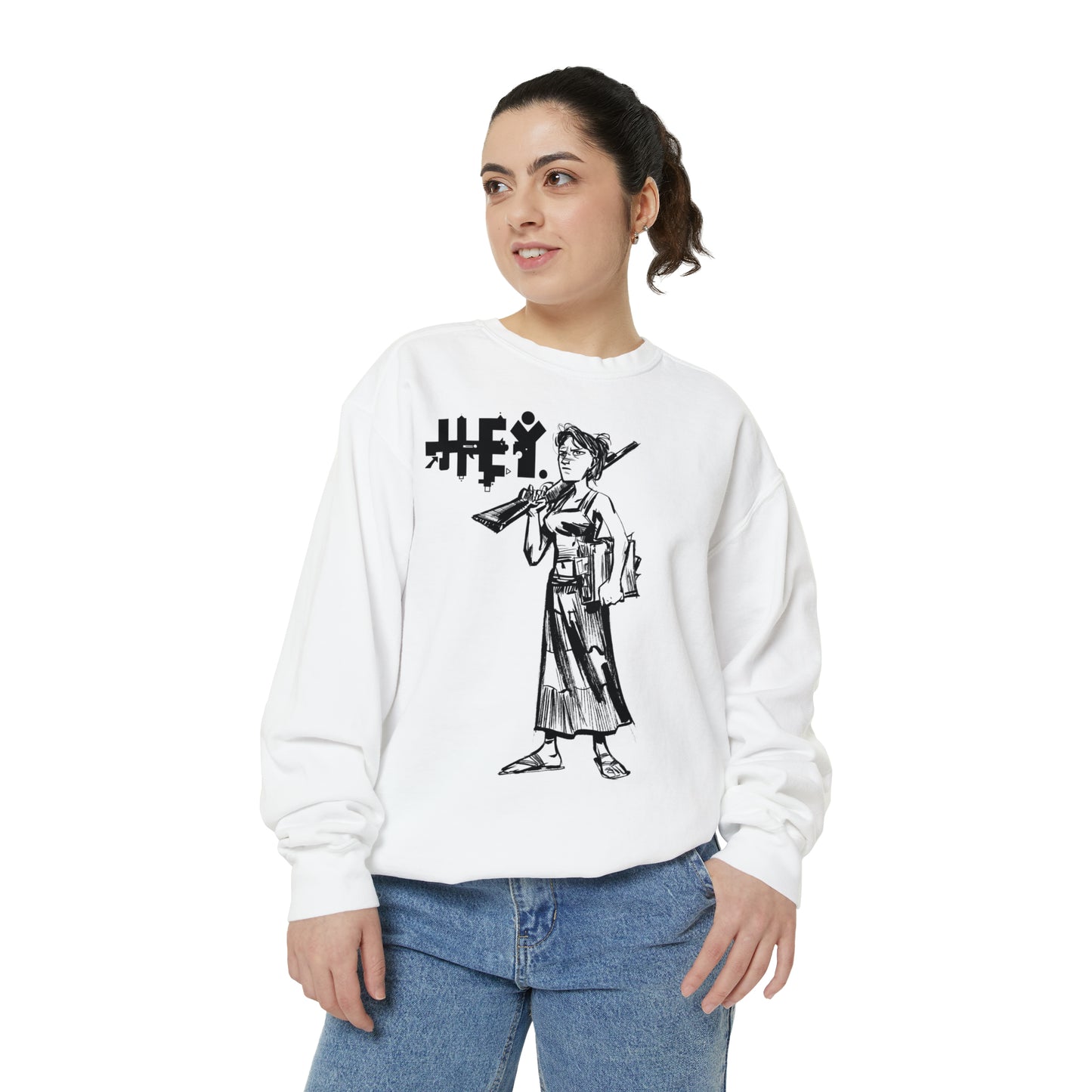 "Molly U-Hauly" Unisex Garment-Dyed Sweatshirt