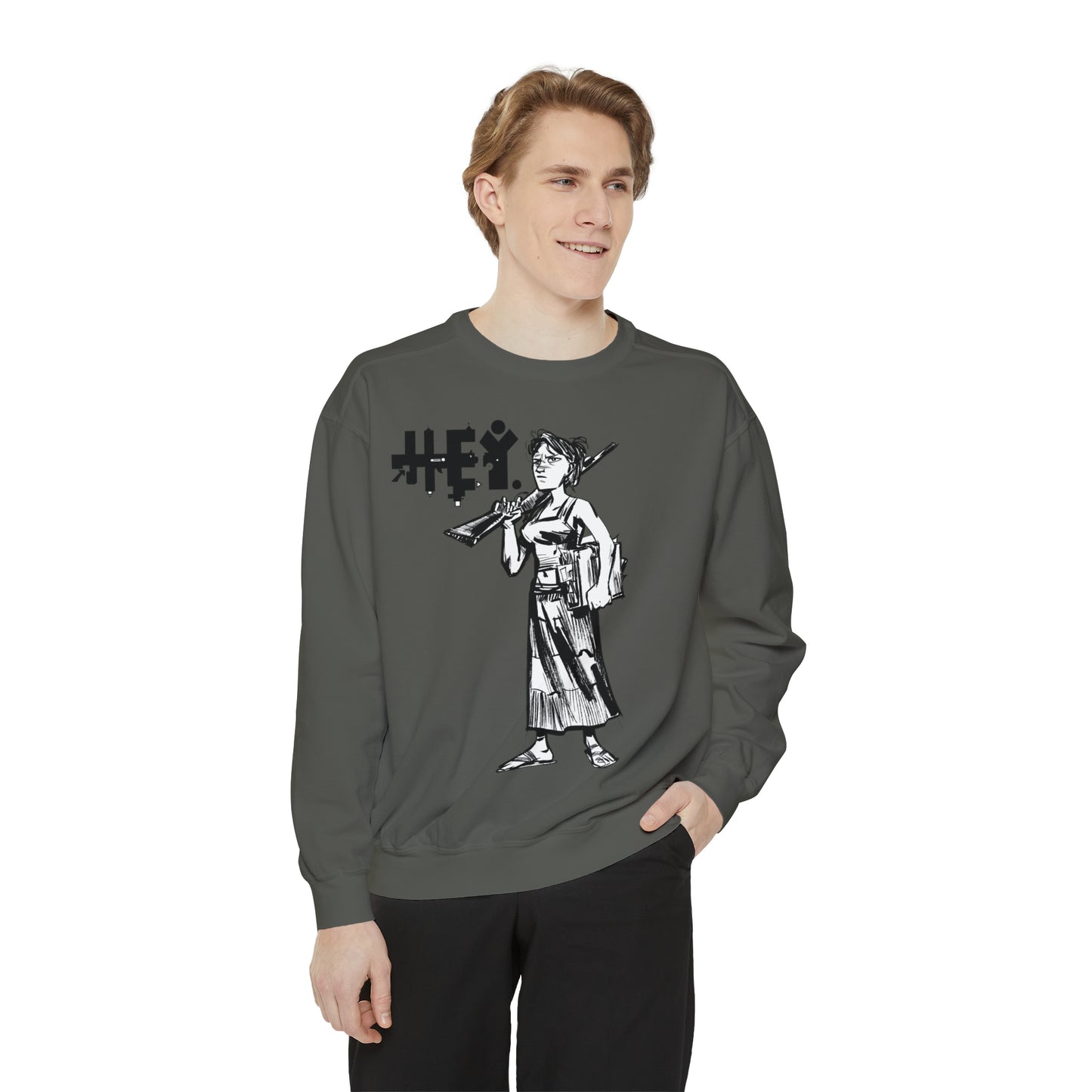 "Molly U-Hauly" Unisex Garment-Dyed Sweatshirt